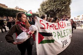 Pro Palestine Rally In Rome, Italy