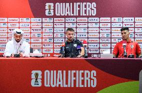 2026 FIFA World Cup Qualifier - Qatar V  Afghanistan Press Conference