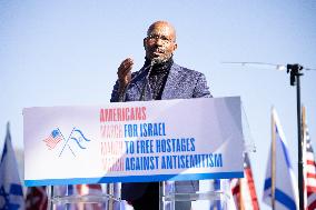 Celebrities Speak At The March For Israel On The National Mall In Washington, DC