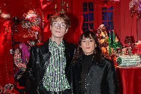 Galeries Lafayette Christmas decorations inauguration