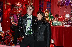 Galeries Lafayette Christmas decorations inauguration