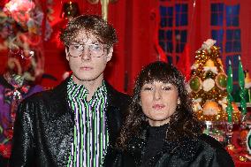 Galeries Lafayette Christmas decorations inauguration