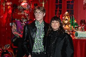 Galeries Lafayette Christmas decorations inauguration