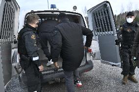 FINLAND - RUSSIA - BORDER - ASYLUM SEEKERS