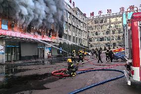 CHINA-SHANXI-LYULIANG-COAL MINE COMPANY-BUILDING FIRE (CN)