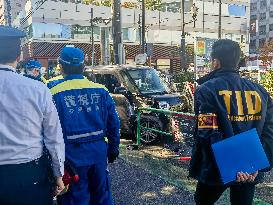 JAPAN-TOKYO-ISRAELI EMBASSY-CAR CRASH