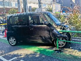 JAPAN-TOKYO-ISRAELI EMBASSY-CAR CRASH