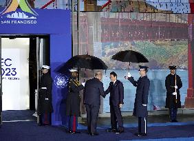 Japan PM Kishida at APEC summit reception