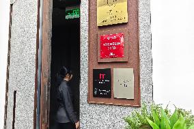A Three-star Michelin Restaurant in Shanghai