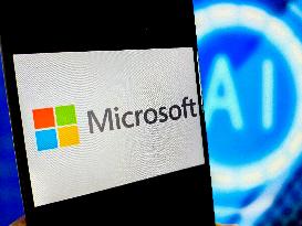 Illustration Microsoft Launches AI Self-developed Chip