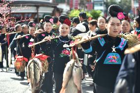 People Celebrate The Miao New Year in Qiandongnan
