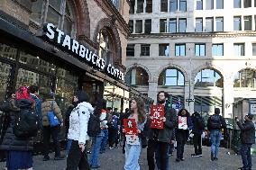 Starbucks Workers Have Gone On Strke Do To Overwhelming Demands