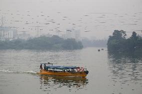 Transport Blockade In Dhaka, Bangladesh