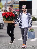 Lance Bass And Michael Turchin Out - LA