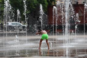 Strong Heat In São Paulo, Brazil