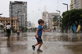 Strong Heat In São Paulo, Brazil