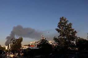 Fire In Shoe Market In Tepito, Mexico City
