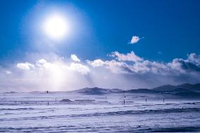 CHINA-INNER MONGOLIA-WEST UJIMQIN-SNOW SCENERY (CN)