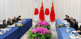 Japan-China leaders' talks