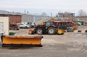Road maintenance in the winter