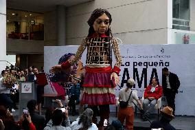 Amal A Giant Puppet Visits The Senate Of Mexico