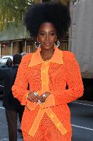 Teyonah Parris Outside The View - NYC