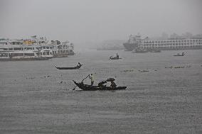 Cyclone Midili Affects Costal Area - Dhaka