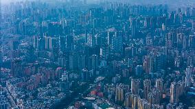 High-rise Buildings in Downtown Chongqing