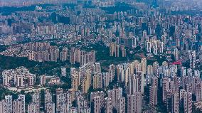 High-rise Buildings in Downtown Chongqing