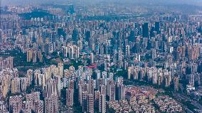 High-rise Buildings in Downtown Chongqing