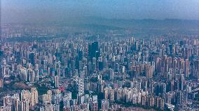 High-rise Buildings in Downtown Chongqing