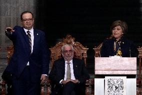 Leonardo Lomeli Vanegas Takes Office As The New Rector Of The National Autonomous University Of Mexico