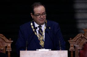 Leonardo Lomeli Vanegas Takes Office As The New Rector Of The National Autonomous University Of Mexico