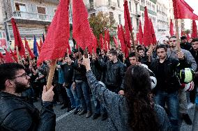 Celebration Of The Polytechnic Uprising In Athens - Day 3