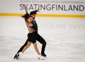 (SP)FINLAND-ESPOO-FIGURE SKATING-ISU GRAND PRIX-ICE DANCE-RHYTHM DANCE