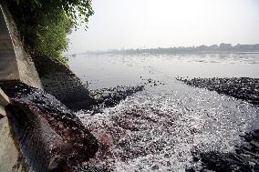 Garment Industry Causes River Pollution - Dhaka