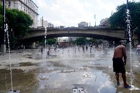 Heatwave In Sao Paulo, Brazil