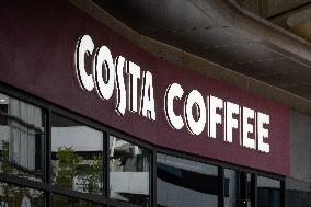 A COSTA Coffee Shop in Shanghai