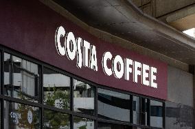 A COSTA Coffee Shop in Shanghai