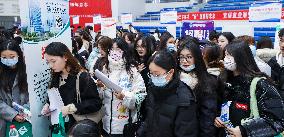 A Campus Job Fair in Huai 'an