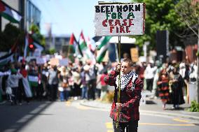 Pro-Palestine Rally In New Zealand