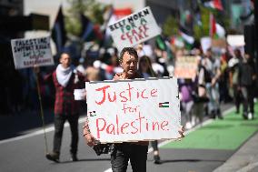 Pro-Palestine Rally In New Zealand