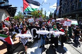 Pro-Palestine Rally In New Zealand