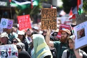 Pro-Palestine Rally In New Zealand