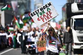 Pro-Palestine Rally In New Zealand