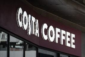 A COSTA Coffee Shop in Shanghai