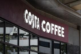 A COSTA Coffee Shop in Shanghai