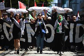 Pro-Palestine Rally In New Zealand