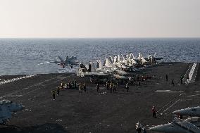 U.S. Naval Power On Display In Mediterranean Sea