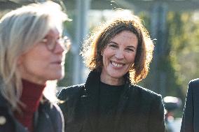 Agnes Pannier-Runacher Visits L'Oreal Factory - Caudry